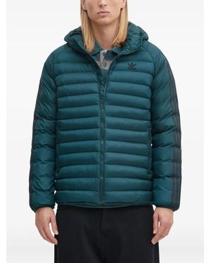 adidas Gefütterte Kapuzenjacke - Grün