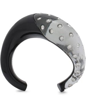 Lanvin Crystal-Embellished Bracelet - Gray