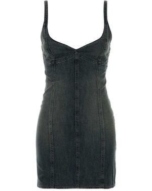 Balenciaga Klassisches Jeans-Minikleid - Schwarz