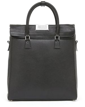Maison Margiela 5Ac Leather Backpack - Black