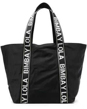 Bimba Y Lola Klassischer Shopper - Schwarz