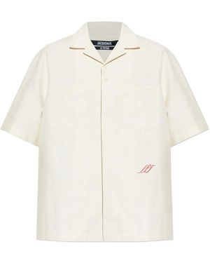Jacquemus Striped Shirt - White