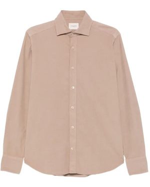 Tintoria Mattei 954 Camisa De Pana - Neutro