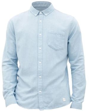 NOWADAYS Button-Down Cotton Shirt - Blue