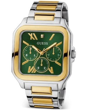 Guess Square-Shaped 42Mm Watch - Green