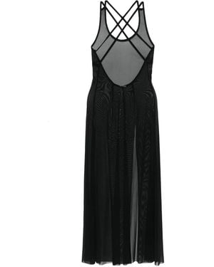 MATINEE DONNA Mesh Dress - Black