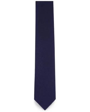 Brioni Micro-Patterned Silk Tie - Blue