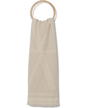 Marc O' Polo Logo Scarf - White