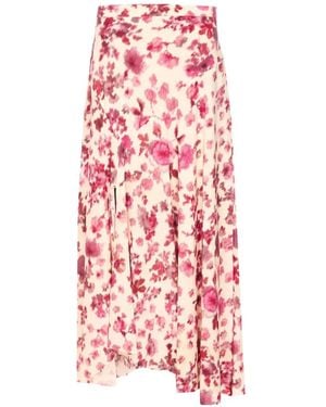 Isabel Marant Sakura Silk Long Skirt - Multicolour