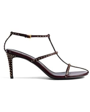 KHAITE Cage Sandals - Red