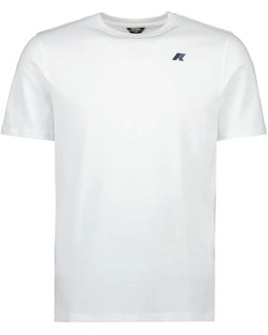 K-Way Odom Ascii Code Print T-Shirt - White