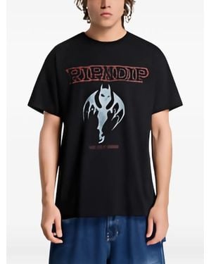 RIPNDIP Phantom Graphic-Print T-Shirt - Black