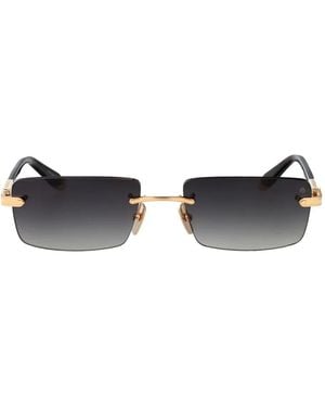 Maybach Lunettes De Soleil À Monture Rectangulaire - Noir