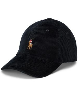 Polo Ralph Lauren Corduroy Baseball Cap - Blue
