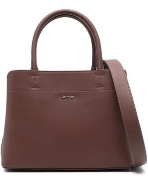 Calvin Klein Business ハンドバッグ M - ブラウン