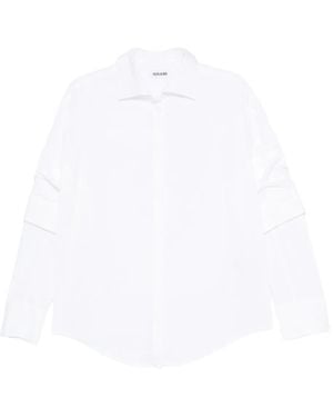 Facon Jacmin Cosmo Trompe L'Oeil Shirt - White