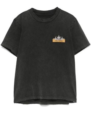 Amiri Vintage Crystal Star T-Shirt - Black