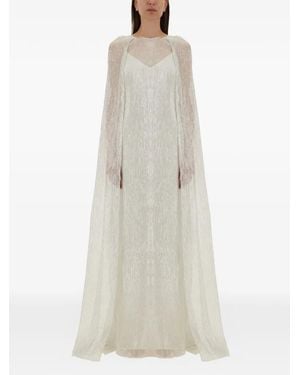 Max Mara Cape Bridal Dress - White