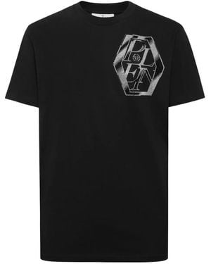 Philipp Plein Logo-print T-shirt - Schwarz