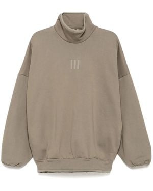 adidas X Fear Of God Athletics High-Neck Sweatshirt - Natural