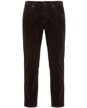 Dondup Gaubert Corduroy Straight-Leg Pants - Black