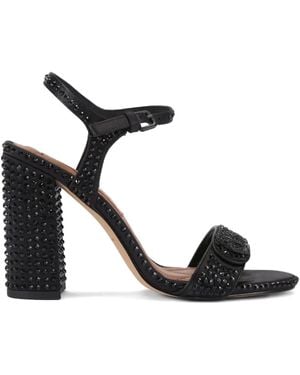 Kurt Geiger Kensington Langley Crystal-embellished Sandals - ブラック