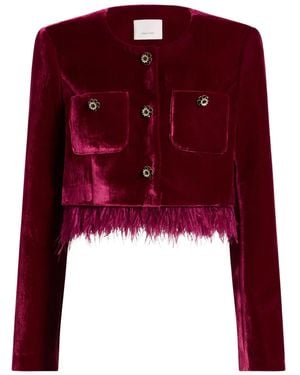 Cinq À Sept Evelina Jacket - Red
