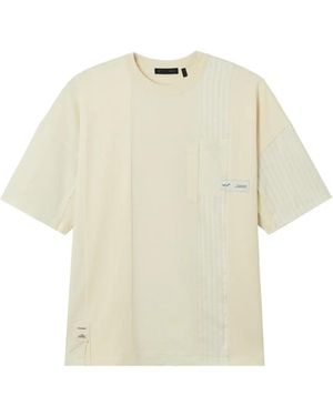 FIVE CM Patchwork Pocket T-Shirt - White
