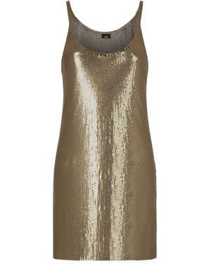 Rabanne Chainmail-Embellished Mini Dress - Natural