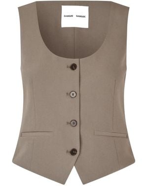 Samsøe & Samsøe Salaney Vest - Brown