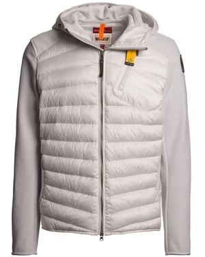 Parajumpers Nolan Hybrid Hooded Down Jacket - Grey