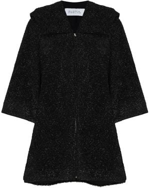 Gloria Coelho Zip-Up Hooded Jacket - Black