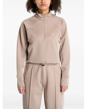 Converse Felpa Con Zip - Neutro