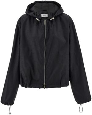 Ferragamo Windjack Met Monogram - Zwart
