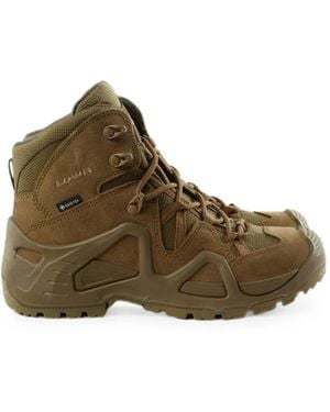 Lowa Logo-Embroidery Boots - Brown