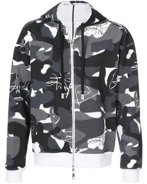 Haculla Witchslap Reversible Camouflage Hoodie - Black