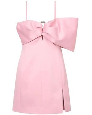 Marc Jacobs Vestido Corto Con Detalle De Lazo - Rosa