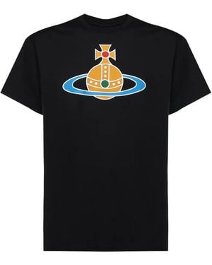 Vivienne Westwood Orb-Logo T-Shirt - Black