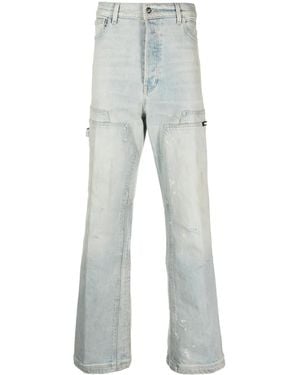 NAHMIAS Straight-Leg Panelled Jeans - Blue
