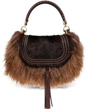Chloé Small Marcie Foulard Bag - Brown
