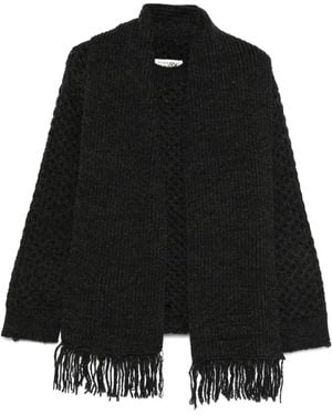 MM6 by Maison Martin Margiela Chunky-Knit Jumper - Black