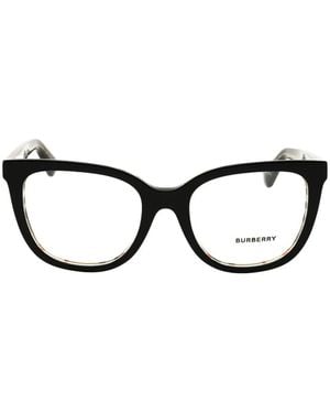 Burberry Brille Mit Eckigem Gestell - Schwarz