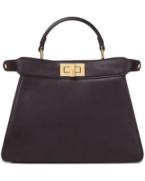 Fendi Petit Sac Cabas Peekaboo I See U - Bleu