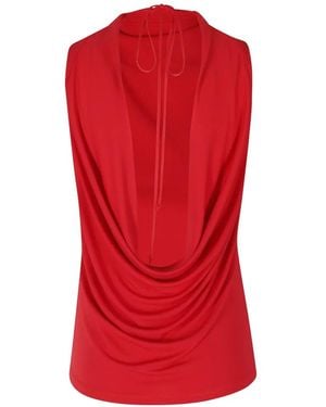 Semicouture Sleeveless Top - Red
