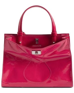Zadig & Voltaire Jack Mini Patent Bag - Red