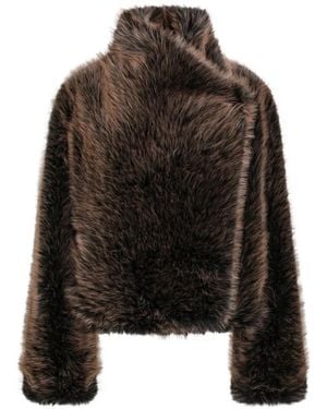 BB COUTURE Susan Faux-Fur Jacket - Black