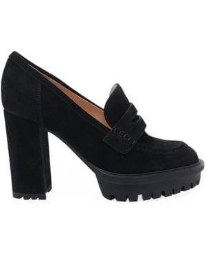 Gianvito Rossi Barry Suede Pumps - Nero