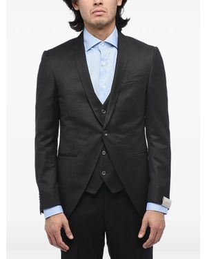 Corneliani Single-Breasted Suit - Black