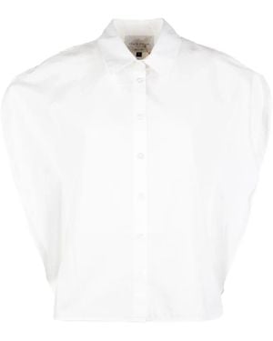 Cinque Puff-Sleeved Shirt - White