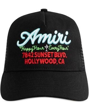 Amiri Neon-Lights Cap - Black
